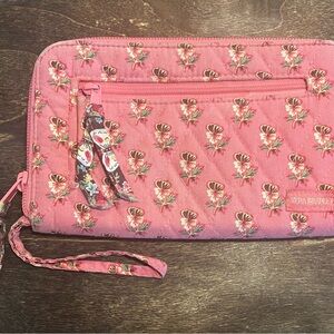Vera Bradley Pink Floral Clutch